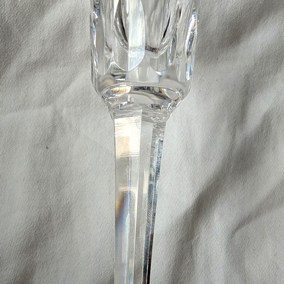 Waterford Crystal Pair Of Candlestick Holders Discontinued Vintage - Picture 9 of 12